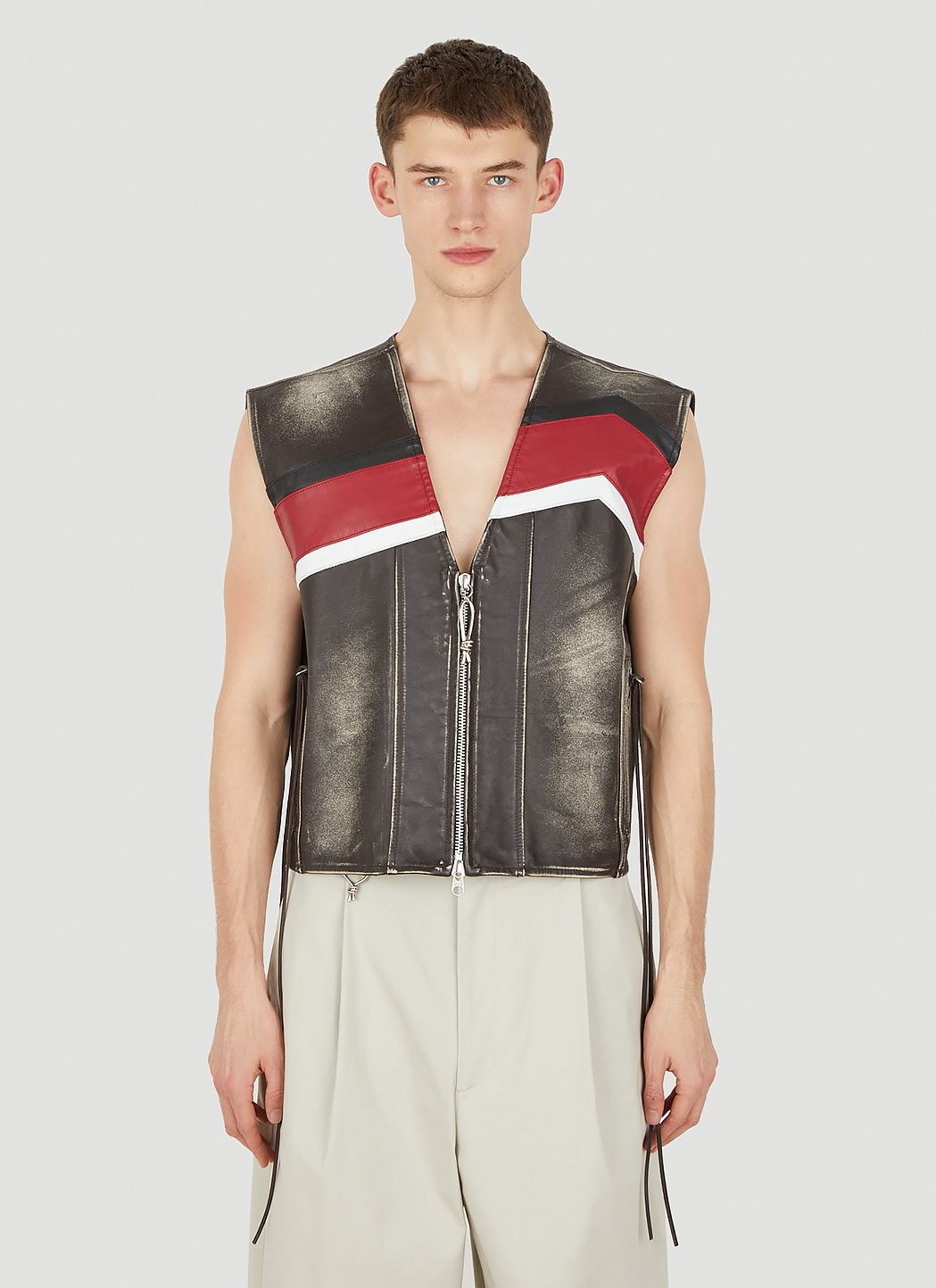 Eytys Harper Graphic Vintage Sleeveless Jacket
