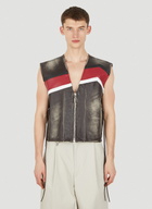 Eytys Harper Graphic Vintage Sleeveless Jacket