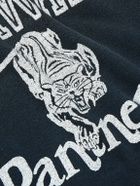 Remi Relief - Printed Cotton-Jersey Hoodie - Black