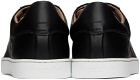 Gianvito Rossi Black Handcrafted Calfskin Sneakers