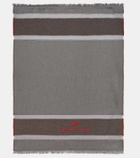 Etro Embroidered wool and cashmere throw