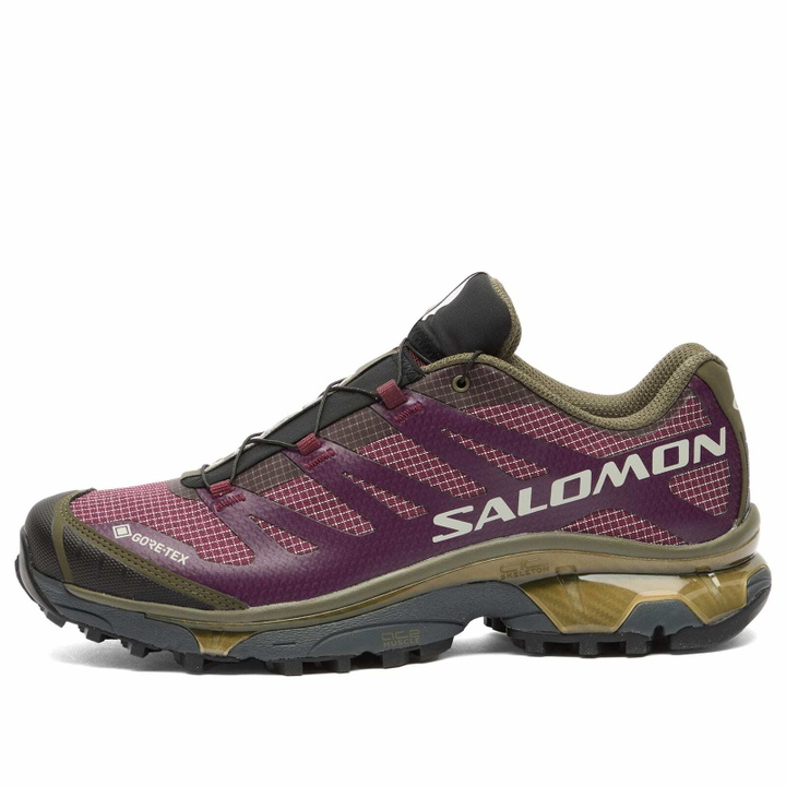 Photo: Salomon XT-4 GTX Sneaker in Maroon Banner/Winter Bloom/Grape Le