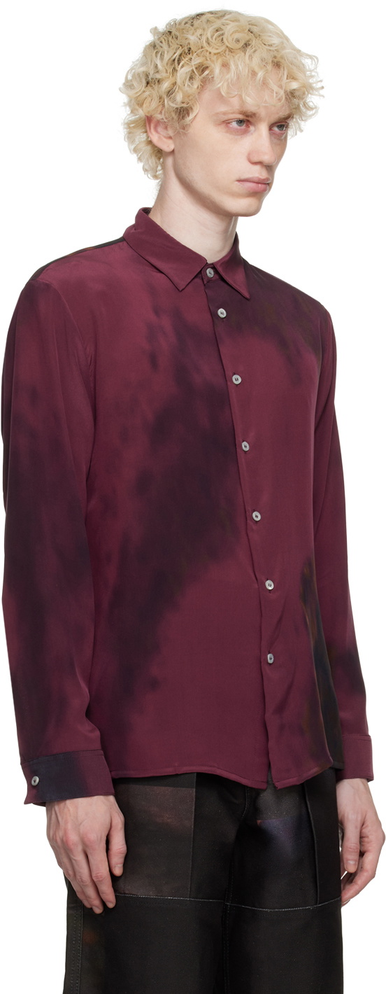 Serapis Burgundy Graphic Shirt