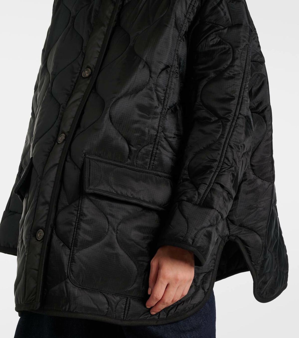 The Frankie Shop Teddy quilted jacket The Frankie Shop