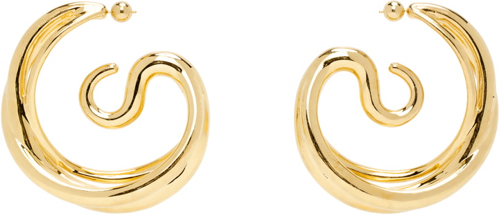 Photo: Panconesi Gold Triptych Large Earrings