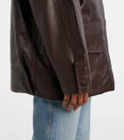 Victoria Beckham Chore leather jacket