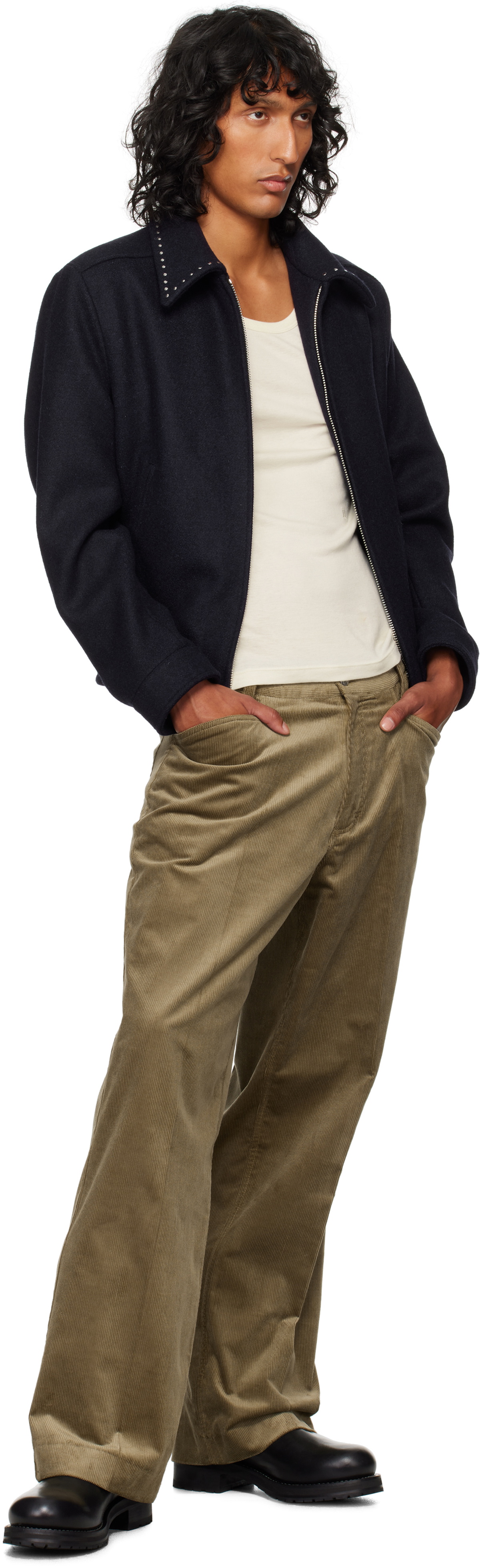 Second/Layer Navy Caspar Jacket Second/Layer