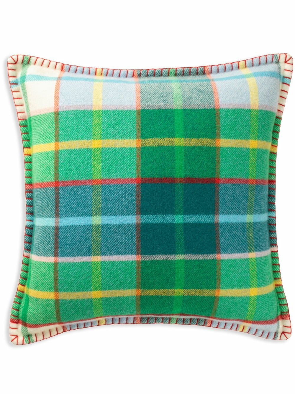 Johnstons Of Elgin Checked Wool Cushion