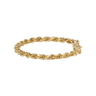 Emanuele Bicocchi SSENSE Exclusive Gold Birdcage Skull Bracelet