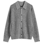 Rag & Bone Men's Dexter Marl Cardigan in Blackmult