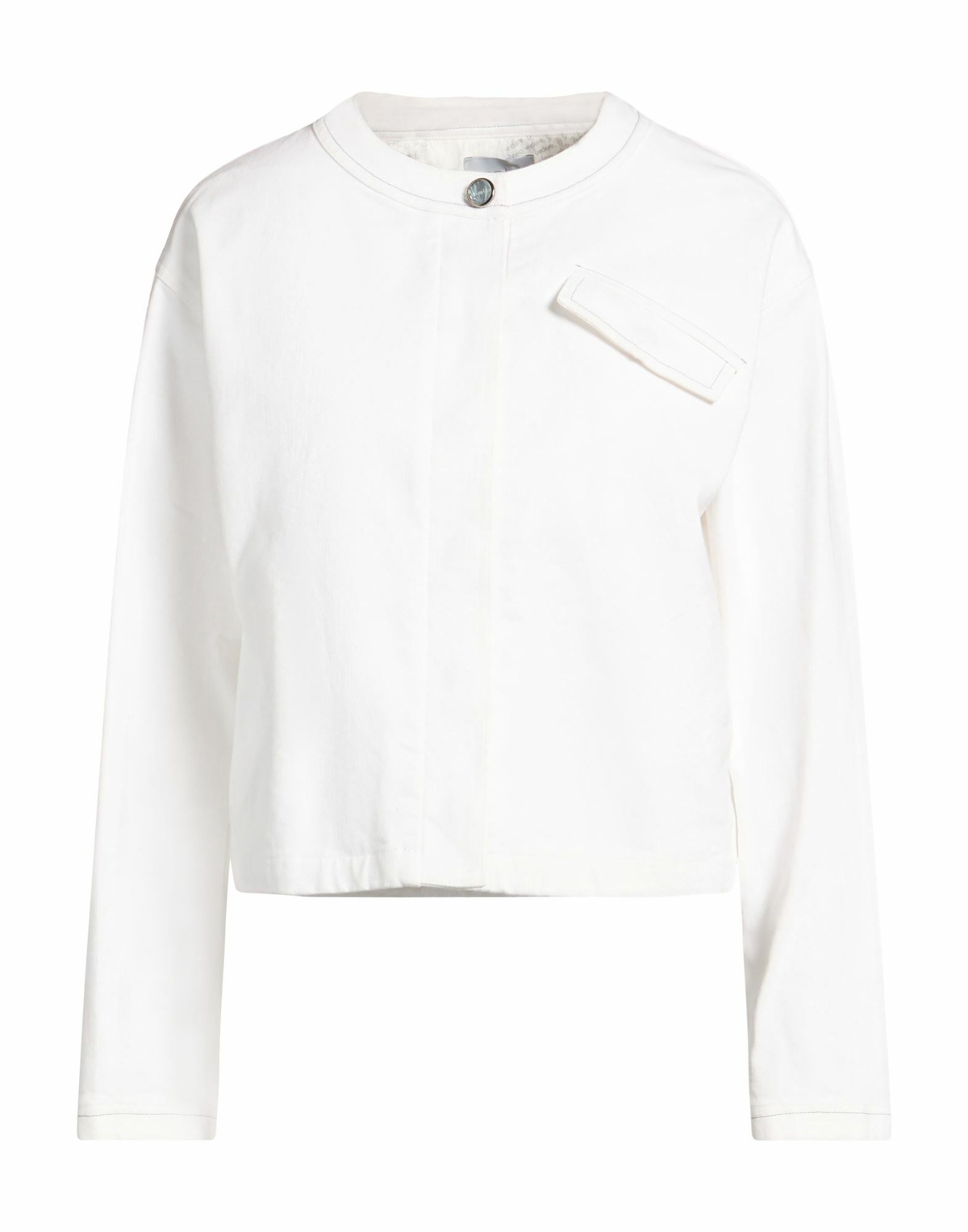 Malo Womens Denim outerwear in White