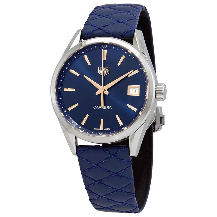 Photo: Tag Heuer Carrera Quartz Blue Dial Ladies Watch WBK1312.FC8259