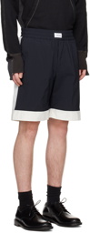 Tanaka Black & Off-White 'The Shorts' Shorts