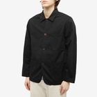 Portuguese Flannel Men's Labura Chore Jacket in Black