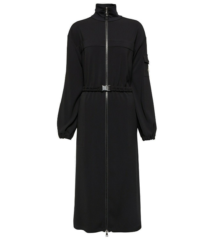Photo: Moncler Belted technical midi dress