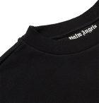 Palm Angels - Logo-Print Loopback Cotton-Jersey Sweatshirt - Black