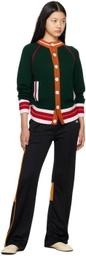 Wales Bonner SSENSE Exclusive Green Artist Cardigan