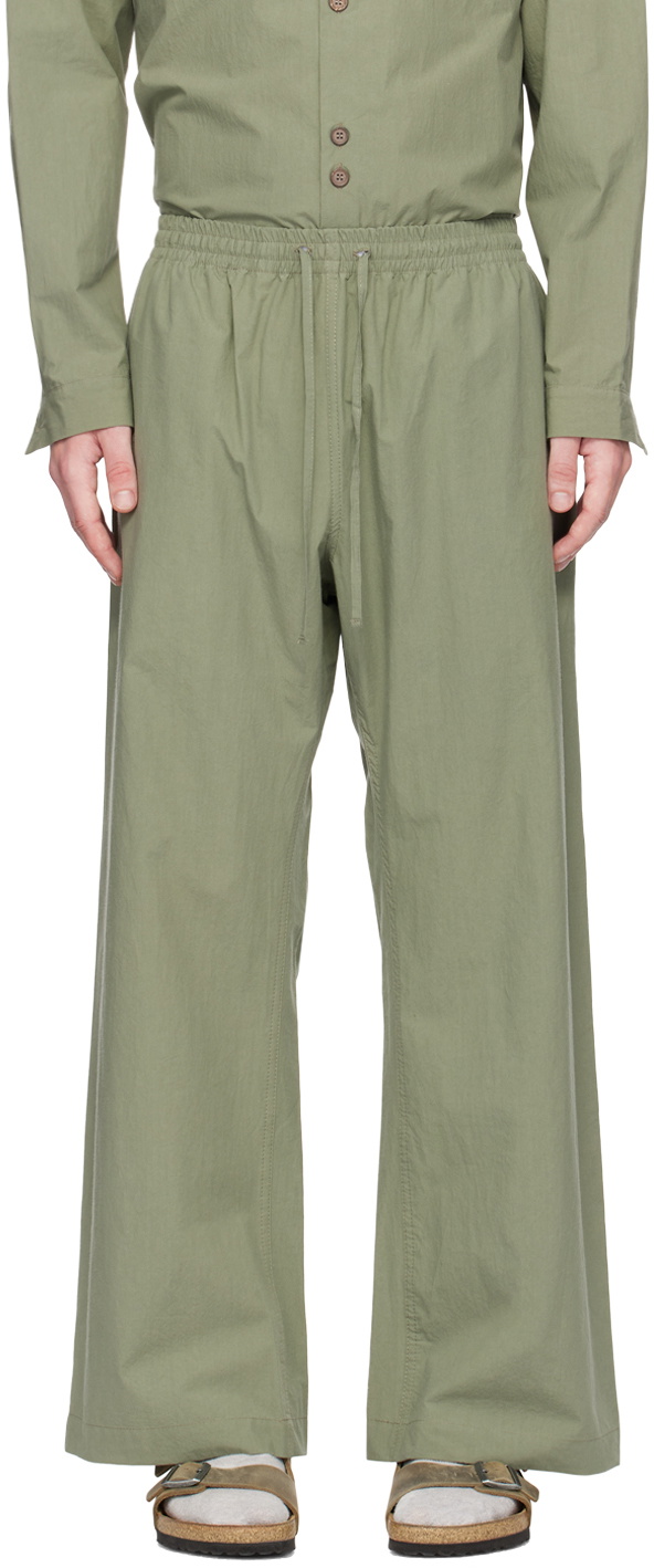 XENIA TELUNTS Green Restful Trousers