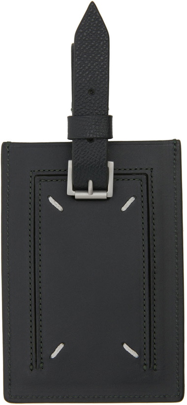 Photo: Maison Margiela Green Calfskin Square Keychain