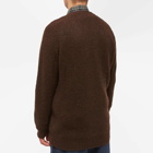 YMC Men's Kurt Knit Cardigan in Brown