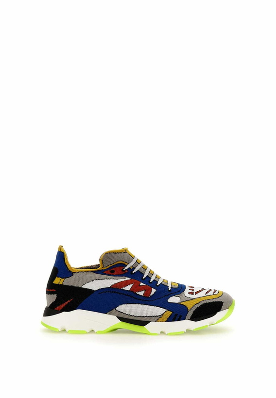 Photo: Marni snzu014701 Fabric Sneakers
