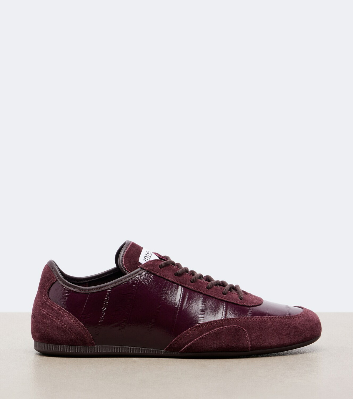 Jimmy Choo Sunny leather and suede sneakers