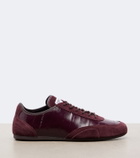 Jimmy Choo Sunny leather and suede sneakers