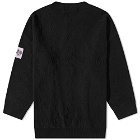 Fred Perry x Raf Simons Oversized Wreath Sweat in Black