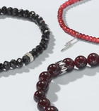 Sydney Evan 14kt white gold set of 3 bracelets with diamonds and gemstones
