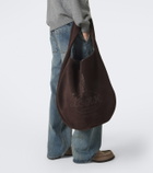 Loewe Roomy suede shoulder bag