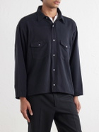 SECOND / LAYER - Field Cotton-Twill Shirt - Black