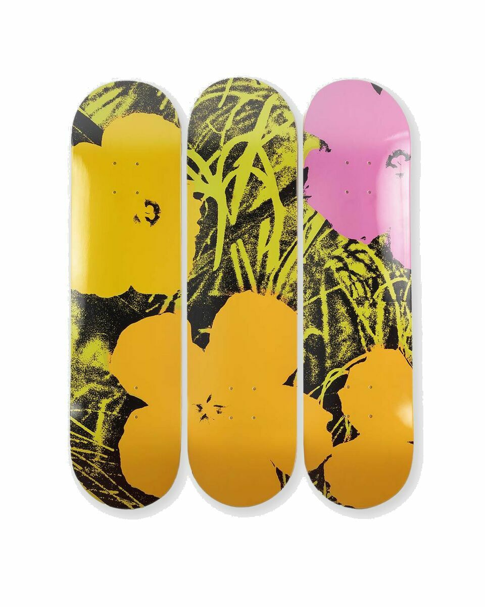Photo: The Skateroom Limited Edition   Andy Warhol Flowers   Lime/Orange Deck Multi - Mens - Home Deco