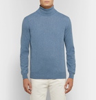 Loro Piana - Slim-Fit Baby Cashmere Rollneck Sweater - Men - Blue