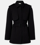 The Row Usuaia belted virgin wool jacket