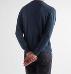 CANALI - Slim-Fit Cotton Sweater - Blue