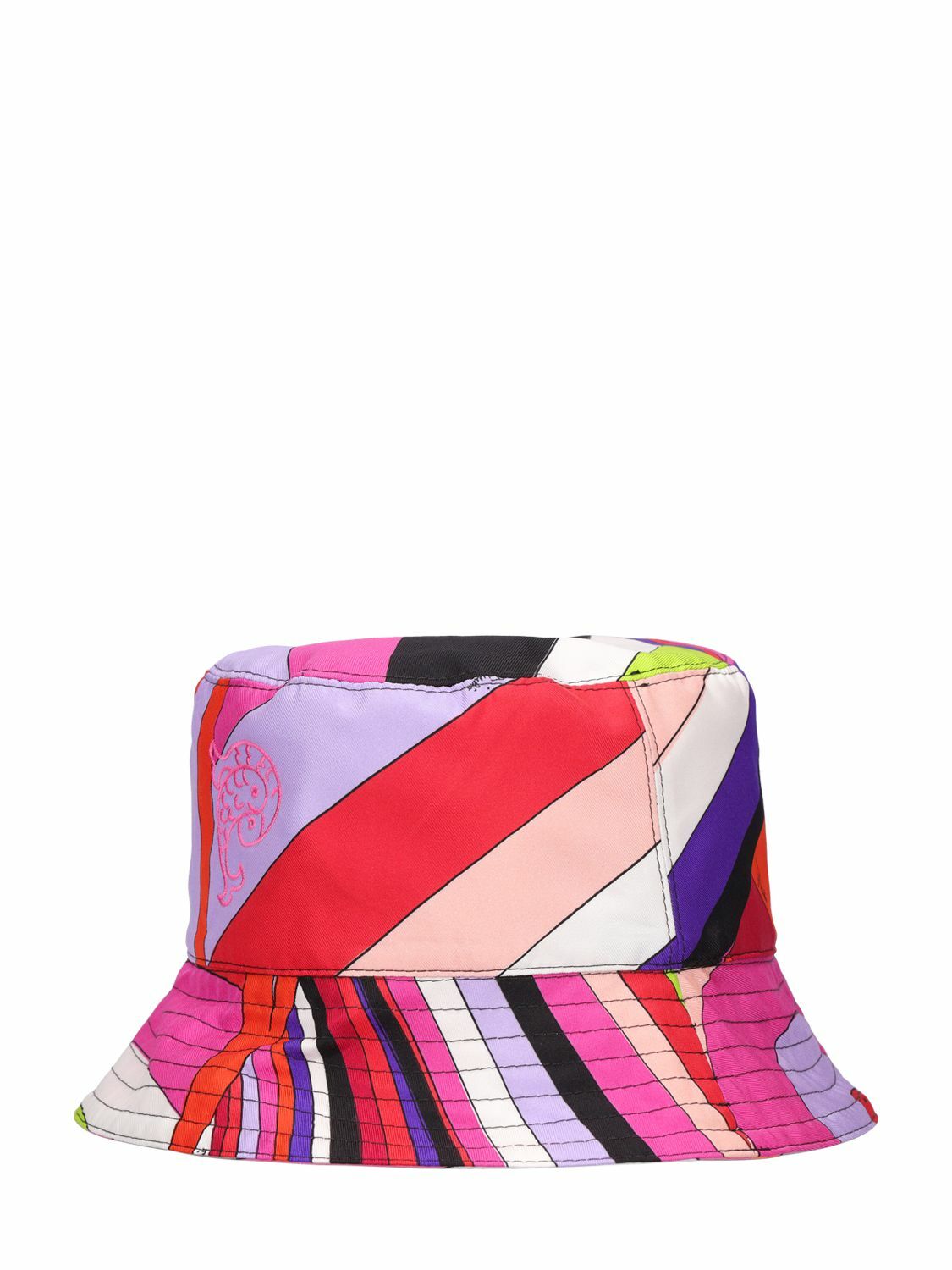 PUCCI Reversible Silk Bucket Hat Emilio Pucci