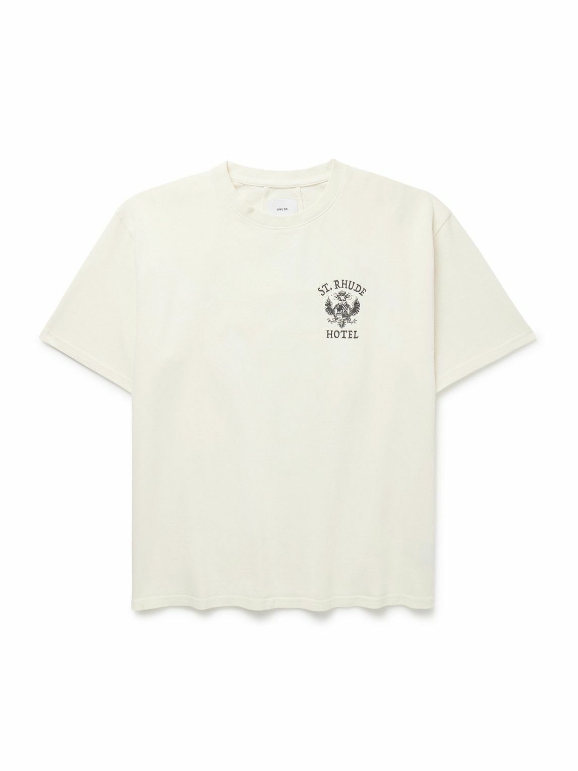 Rhude Black 'Chamonix Mont-Blanc' T-Shirt Rhude
