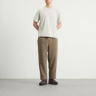 Goldwin Men's Wide Ankle Easy Trousers in Sand Land