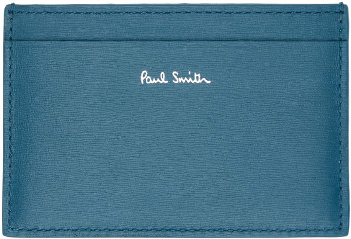 Photo: Paul Smith Blue Colorblock Card Holder