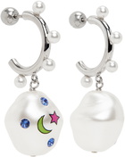 Safsafu Silver Jelly Galaxy Earrings