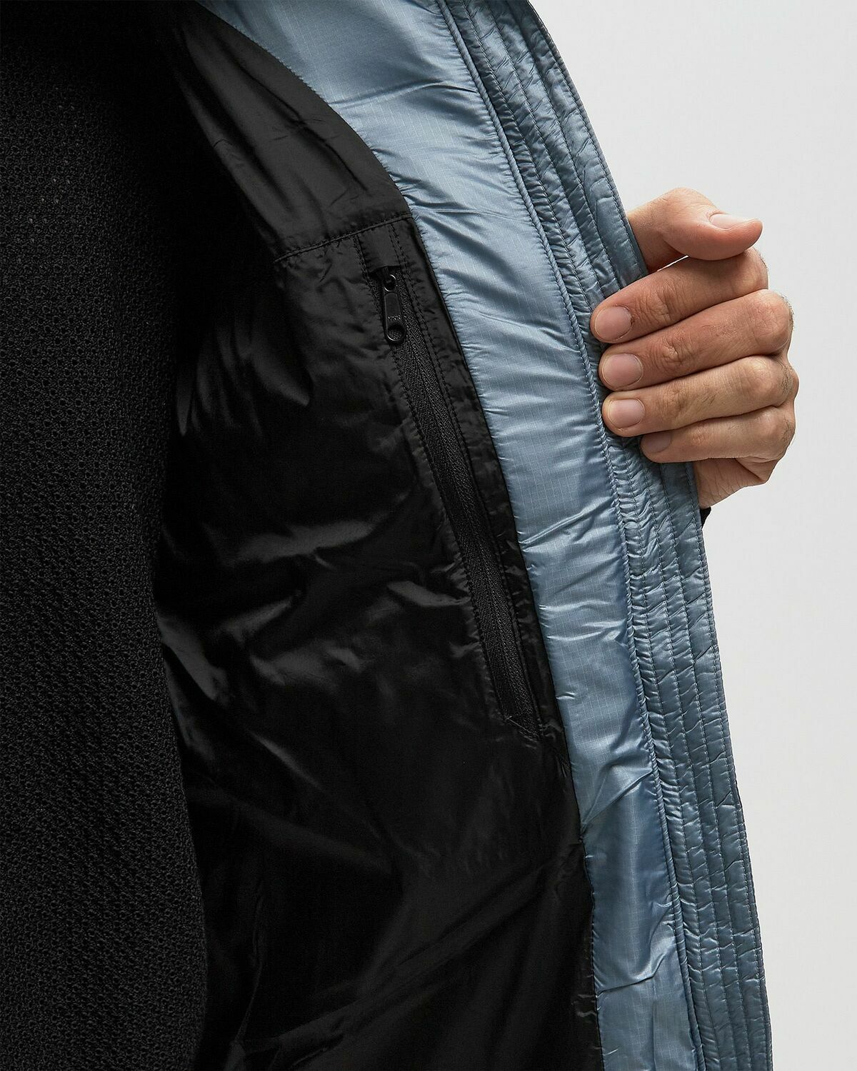 Goldwin PERTEX QUANTUM Down Parka Blue Mens Down & Puffer Jackets/Parka