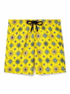 Vilebrequin - Moorea Straight-Leg Mid-Length Printed Recycled Swim Shorts - Yellow