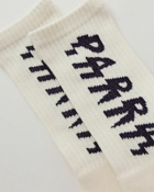 By Parra Spiked Logo Crew Socks White - Mens - Socks