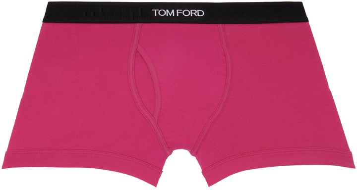 Photo: TOM FORD Pink Jacquard Boxers