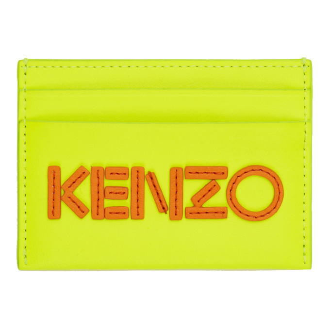 Photo: Kenzo Yellow Logo Card Holder