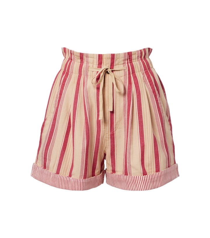 Photo: Marant Etoile Nirma striped cotton shorts