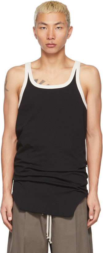 Photo: Rick Owens Black & Off-White Banded Tank Top