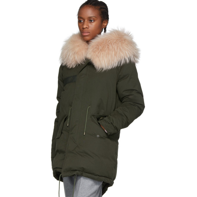 Mr and Mrs Italy Green Down Puffer Parka