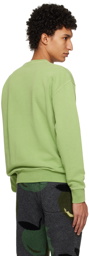 JW Anderson Green Glamour Bonet Sweatshirt