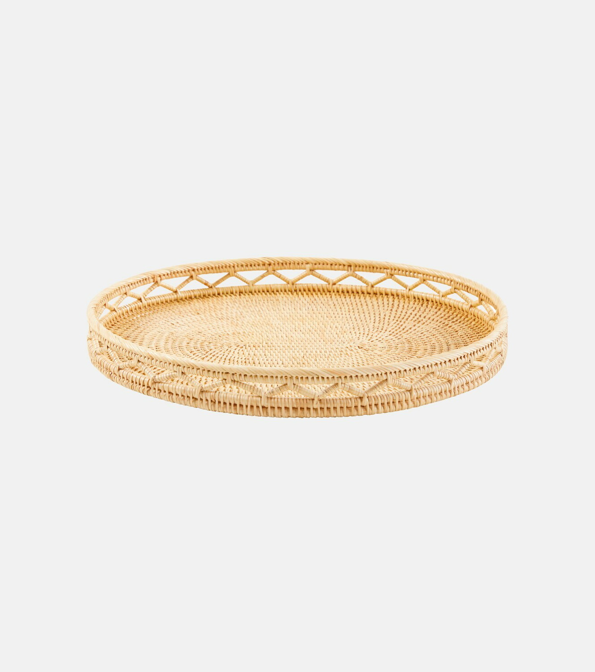 Cabana Sabbia wicker decorative tray